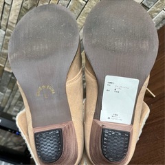 LEPSIM ショートブーツ ムートンブーツ ボア レースアップ ベージュの画像