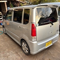車検無し スズキ ワゴンR ターボ シルバー turbo ATの画像