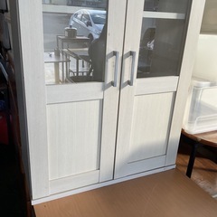 小さめ　食器棚　中古の画像
