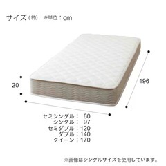 【12/27引取り希望】クイーンマットレス 美品の画像