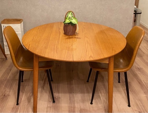 【未使用】unico BRENNAエクステンションテーブルΦ1100 新品】unico BRENNA(ブレナ)エクステンションテーブル Φ1100 (keimi