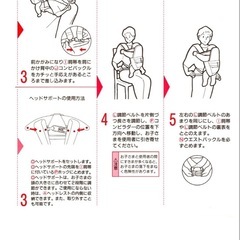 【取引決定】combi だっこおんぶ兼用子守り帯Bタイプ　ニンナナンナB-68の画像