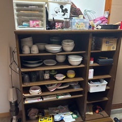 木製 食器棚 収納棚 キッチン収納 本棚 
