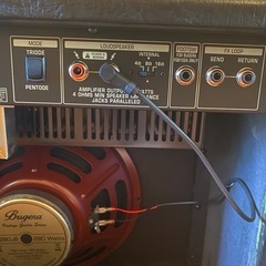 ブゲラ真空管ギターアンプとアンプ用ケースセットの画像