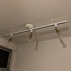 【美品】ダクトレール ホワイト　スポットライト用の画像