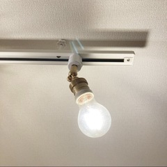 【美品】ダクトレール ホワイト　スポットライト用の画像