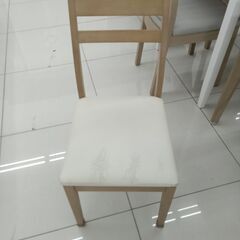 ★リユースのサカイ日立店★HJ8634 NITORI ダイニングテーブルセット ナチュラルブラウン H70×D80×W80 クリーニング済み の画像