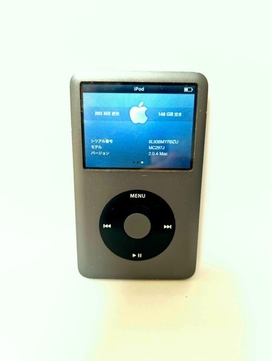 商談中　
Apple iPod 160GB MC297J ブラック　充電ケーブル付き