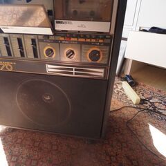 スタジオ７０、シャープ、８トラカラオケ、珍品、通電確認済み、昭和レトロの画像
