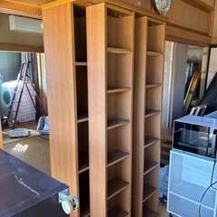 本棚　スライド式　大容量の画像