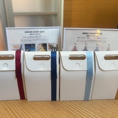 結婚式クイズ当て投票箱の画像