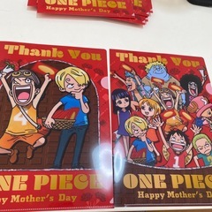 ワンピース クリアファイル６種類の画像