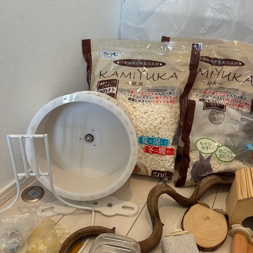 飼育用品一式】アクリル小動物ケージ 回し車 20点ほど！新品あり