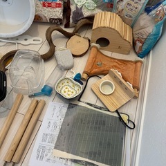 【飼育用品一式】アクリル小動物ケージ　回し車　20点ほど！新品あり　モモンガ　チンチラ　リスの画像