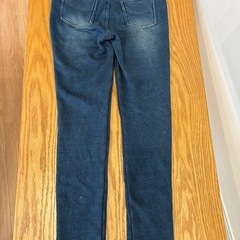 レディース　裏ボアデニム風パンツの画像