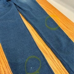 レディース　裏ボアデニム風パンツの画像