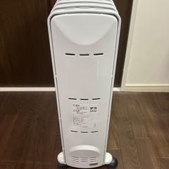 デロンギ　RHJ35M1015-BK エコモード付きオイルヒーター ホワイトの画像