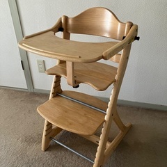 大和屋　すくすくチェアスリムプラス　テーブル付き　ベビーチェア　ハイチェアの画像