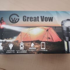 (お問い合わせ複数、早期お渡し優先)LED懐中電灯　充電または単4電池可の画像