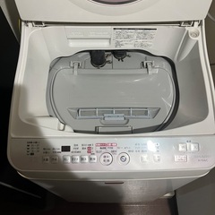 縦型洗濯機　SHARPの画像