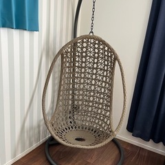 【お譲り先決まりました】ハンギングチェアの画像