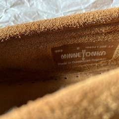 ミネトンカ モカシン サイズ8 キャメルの画像