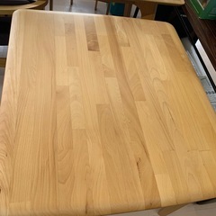 美原店 ニトリ ダイニングテーブル N コレクション T-01 90　天然木 の画像