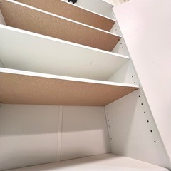 収納棚、下駄箱、シェルフ　【ホワイト】の画像
