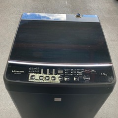 洗濯機　ハイセンス　5.5キロ　2020年製の画像