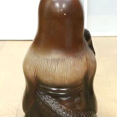 七代目錦松　横21㎝×奥行き17㎝×高さ38㎝　福禄寿　七福神　置物　インテリア　オブジェ　中古品の画像