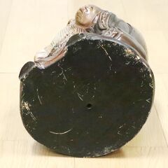 七代目錦松　横21㎝×奥行き17㎝×高さ38㎝　福禄寿　七福神　置物　インテリア　オブジェ　中古品の画像