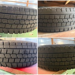 ハイエース用中古スタッドレスタイヤホイール 195/80R15の画像
