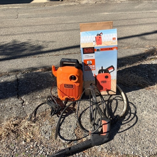 BLACK decker bepw1600　高圧洗浄機　未使用保管　