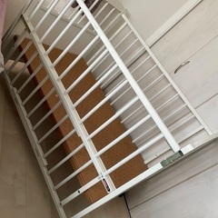 ベビーベッド　ホワイトの画像