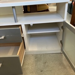 12/25まで店頭商品一部を除き半額クリスマスSALE!!開催中  　K2512-130 NITORI テレビボード LOWBOARD ROSSO150 キズ汚れ有りの画像