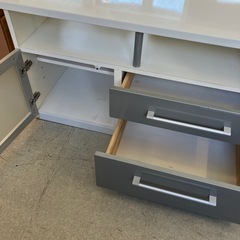 12/25まで店頭商品一部を除き半額クリスマスSALE!!開催中  　K2512-130 NITORI テレビボード LOWBOARD ROSSO150 キズ汚れ有りの画像