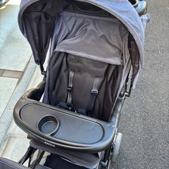 カトージ 二人乗りベビーカー 二人でゴーDXの画像