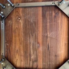 木製ダイニングテーブル・スチール脚【正方形】の画像