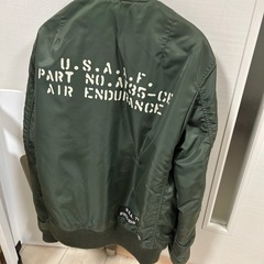 AVIREX MA-1 フライトジャケット オリーブグリーン　の画像