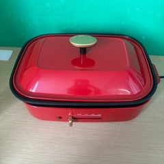 東W407  ホットプレート たこ焼き器 JC-HP01-RE 赤 レッド たこ焼き24個作れる JENICA  2022年製の画像