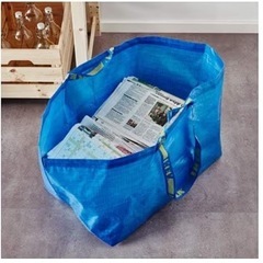 決まりました【無料】IKEA 大　エコバッグの画像