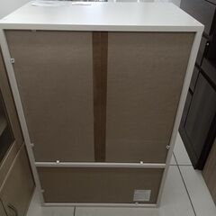 ★リユースのサカイ日立店★HJ8636  食器棚 オフホワイト H90×D39×W60 クリーニング済み の画像