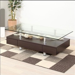 ‼️今月中の価格‼️ 
【ニトリ】高級感センターテーブルの画像