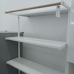 ★リユースのサカイ日立店★HJ8637  ランドリーラック ホワイト H190×D51×W75 クリーニング済み の画像