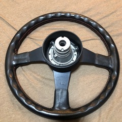 引取優先　momo modena 35パイ ホーンボタン ブラックアロー  TYP D35 KBA 70116の画像