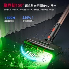 【SALE価格‼️】掃除機 コードレス【2026先行販売！業界初独立モーター自走式！80Kpa超強力の画像