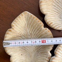 【未使用】たち吉　葉っぱ型　小皿　平皿　5枚まとめの画像