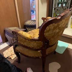 アンティーク1Pチェアの画像