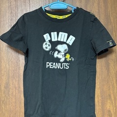 PUMA スヌーピーコラボTシャツ4枚＋PUMA レッドブルコラボTシャツ1枚　128cmの画像