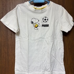 PUMA スヌーピーコラボTシャツ4枚＋PUMA レッドブルコラボTシャツ1枚　128cmの画像